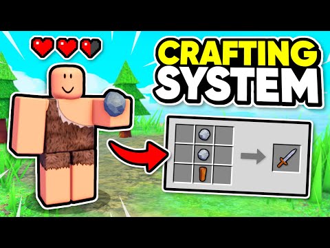 Adding CRAFTING to my Roblox SURVIVAL GAME...