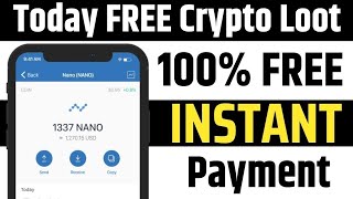 Today New Free Crypto Loot 2023 | instant withdrawal loot, New crypto loot instant payment