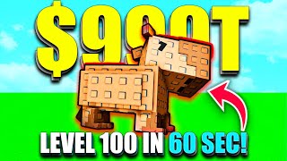 Capybara Glitch Makes Pets Level 100 in SECONDS! (Grow a Garden Roblox)