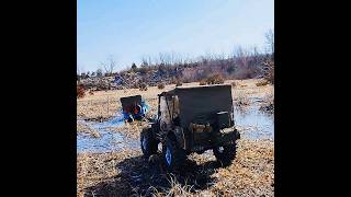 Let Tuesday go. One day closer to the weekend. FMS 1/6 1941 Willys Jeep MB Scaler #fms #rockcrawler
