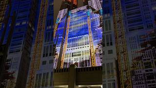 Tokyo Metropolitan Government Building Laser Show pt4 #tokyo #godzilla #lasershow