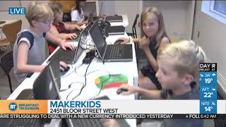 MakerKids on Breakfast TV 1 of 4