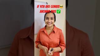 If you are Genius😎Answer this✅#maths #tricksandsolutions #shorts #shortsfeed #trendingshorts #tips