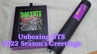 BTS 2022 Season's Greetings Unboxing 방탄 시그2022 #bts2022   #방탄소년단 #시그2022