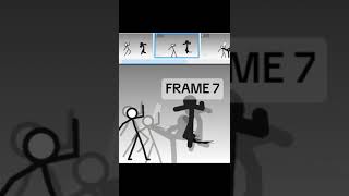 How to animate double kick on stick nodes tutorial frame by frame #sticknodestutorial #sticknodes
