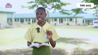 Teens Open Heavens Devotion for today 02-08-2025 || Redeemer's Academy Loburo