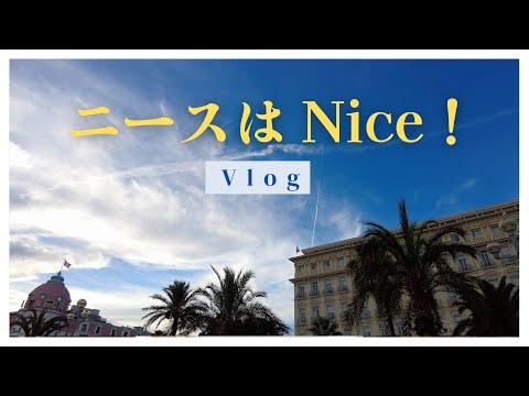 【Vlog】ikkoとお散歩！｜ニース秋の黄昏｜プロムナード・デ・ザングレ｜旧市街｜マッセナ広場