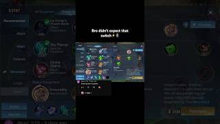 Real vs fake✅ fastest build switch⚡️😱 #mobalegends5v5 #mobalegends #moba #gusion #mlbbindia #mlbb