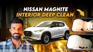 Best car  Interior Cleaning  || Nissan Magnite Interior Deep Clean || Jaipur’s Best Car Wash!!