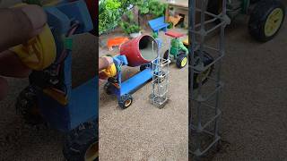 Diy mini tractor house construction | making mini house science project | tractor machine | #Shorts