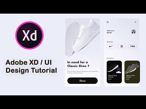 Adobe XD:UI design Tutorial