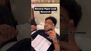 Research Chal Rahi Hai 🔥 #paperleak #roast #leaker #nexttoppers