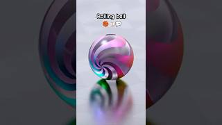 🌈 Colorful Ball Loop! | #3DLoopVision #Shorts #SatisfyingMotion  #EndlessLoop  #SmoothAnimation