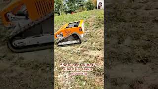 hybrid time-saving and labor-saving 20 inch cutting blade remote control lawn garden mower