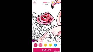 Paint by Number~儿童数字填色【Pink Crane♥粉红鹤】