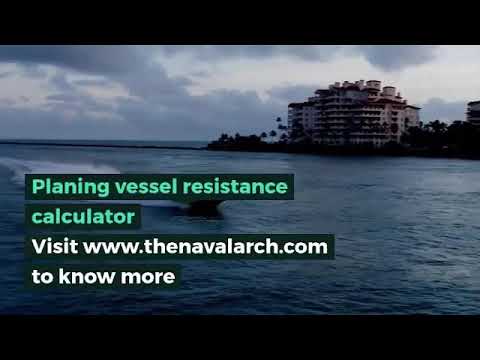 Planing Vessel Resistance Calculator TheNavalArch