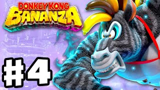 Zebra Bananza! Freezer Layer! - Donkey Kong Bananza - Full Gameplay Walkthrough Part 4