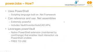 Autodesk Vault and coolOrange powerJobs for Consumable File Generation