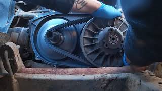 Can am commander Cvtech clutch install