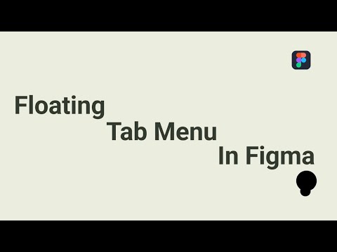 Floating Tab Menu in Figma in 2Minutes