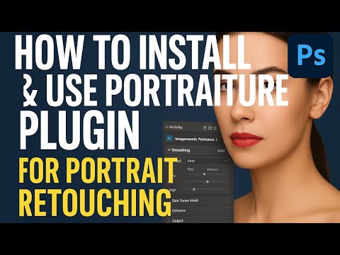 How to install & use Portraiture plugin for Portrait Retouching in Photoshop