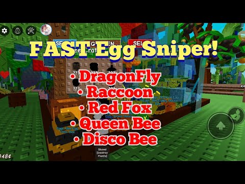 [🐝🦝] FASTEST SCRIPT Egg Sniper Queen Bee, Disco Bee, Raccoon And More!  (keyless)