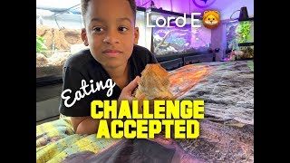 Lord Elion Bearded Dragon Eating Challenge Accepted!