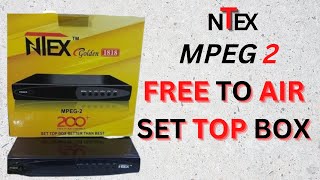 NTEX 1818 MPEG 2 DTH |FREE TO AIR SET TOP BOX| FREE TO AIR DTH  |DD FREE DISH DTH |DD NATIONAL DTH