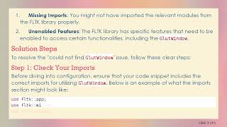 Resolving the GlutWindow Issue in Your FLTK Rust Application