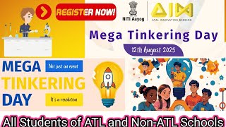 Mega Tinkering Day 2025 #atalinnovationmission #atllab