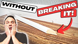 The EASIEST way to remove quarter round trim!
