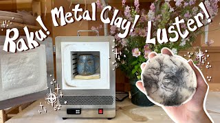 Trying the Vevor Mini Electric Kiln! | Raku, Metal Clay, Luster