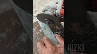 gapless welding method for different sized iron #tutorial #welding #idea #trick