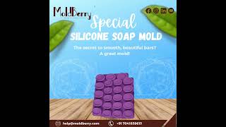 Create Perfect Soap Bars Effortlessly | MoldBerry Silicone Soap Mold Review & Demo 🧼✨