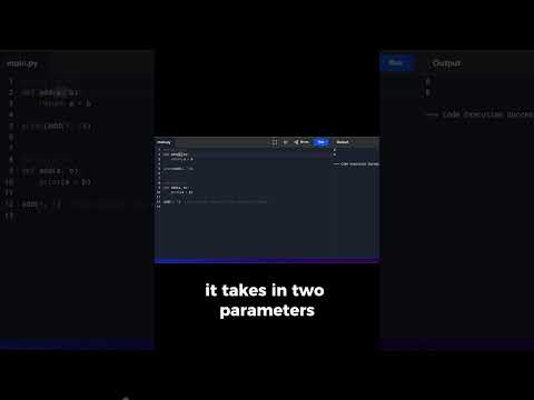 Learn Python Functions in one minute! #shorts