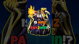 Ainz Ooal Gown - The Ultimate Whale Player 💸 #anime #overlord