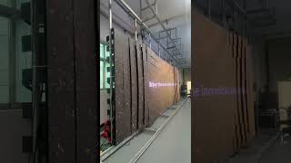 Kinetic LED video wall at factory aging test   #LED #designtech #spacedesign #coolfinds