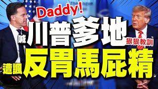 【全程字幕】北約秘書長喊"川普爹地"遭酸反胃.馬屁精! 川普"1句話"曝交情:我會狠狠教訓他!