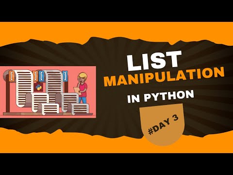 List Manipulation | Python Programming | #day3 #dataanalysis