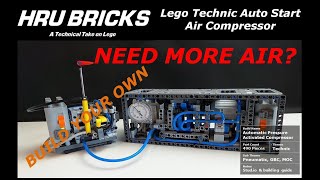 LEGO Technic Auto Start Air Compressor Build Your Own