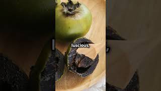 This Fruit Tastes Like Chocolate Pudding?! #blacksapote #chocolatepudding #fruit #foodexploration