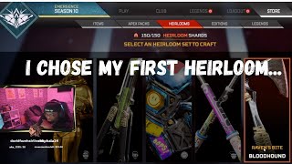 I Chose My First Heirloom | Apex Legends Gameplay | Season 10