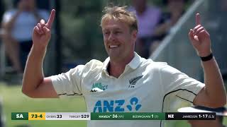 Jamieson and spin to win in the Bay | DAY 4 HIGHLIGHTS | BLACKCAPS v South Africa | Bay Oval