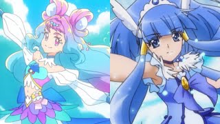 Tropical Rouge Pretty Cure- Cure La Mer as Cure Beauty (Switched Transformations)