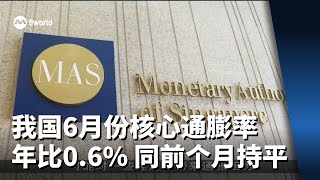 我国6月份核心通货膨胀率年比达0.6% 同前个月持平