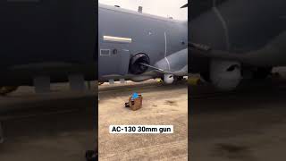 AC-130 ghost rider mounted 30 mm #shorts #short #airforce #viral