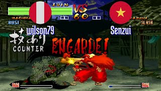 FT5 @samsho4: wilson79 (PE) vs Senzui (VN) [Samurai Shodown IV Fightcade] Mar 24