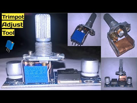 Trimpot Potentiometer Adjust tool making | usefull simple gadget | voltage converter adjust tool