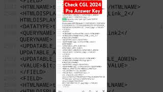 How to Check CGL 2024 Pre Exam Answer Key
