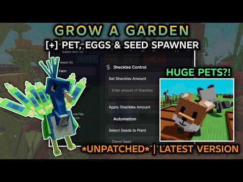[😱DUPE?!] GROW A GARDEN SCRIPT 🐝 INSTANT GET HUGE PETS 🦊 & CANDY BLOSSOM 🍭 - 2025